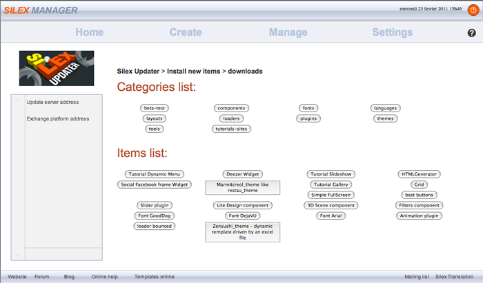 select-your-categorie or item
