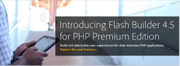 flash builder for PHP