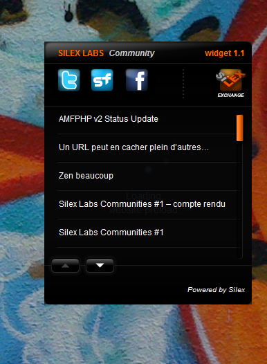 Silex Labs gadget/widget